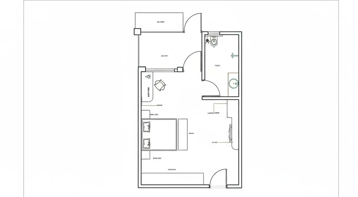 Modern Floor Plan - Living Space Design